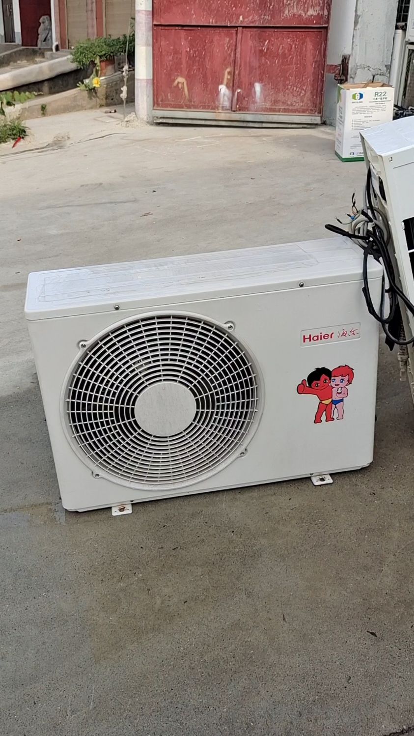 又拆了一台九成新的二手挂机空调