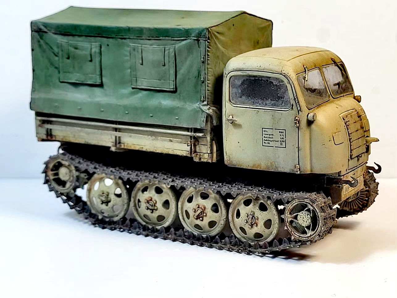 軍模欣賞:1/35 rso牽引車與pak38反坦克炮