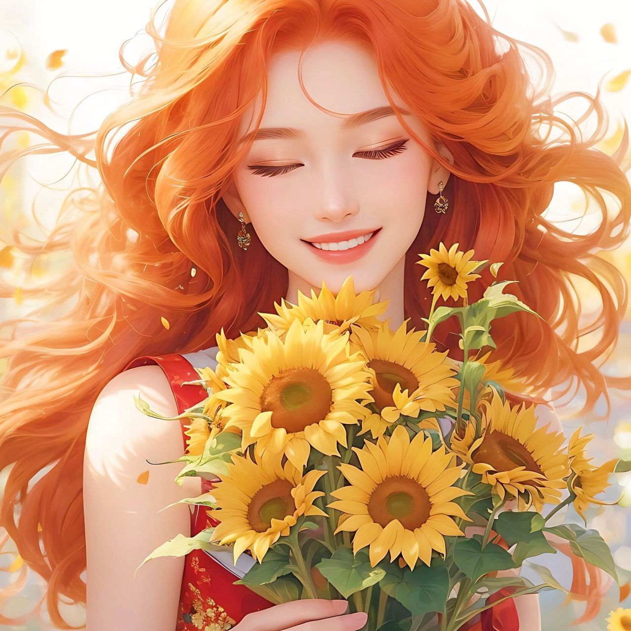 女生头像:今天的心情是开口向上的抛物线,很ok.#头像# #微信头像