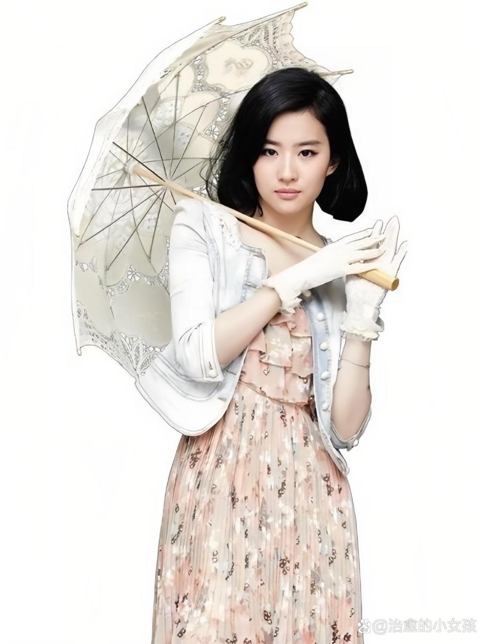 【刘亦菲】短发,颜值感觉大打折扣