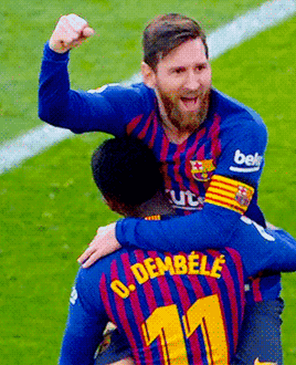 gif创作人# 登贝莱和梅西又要见面了