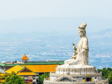 七年没发出大奖!东莞观音山上观山水征联,观音山景区出名了