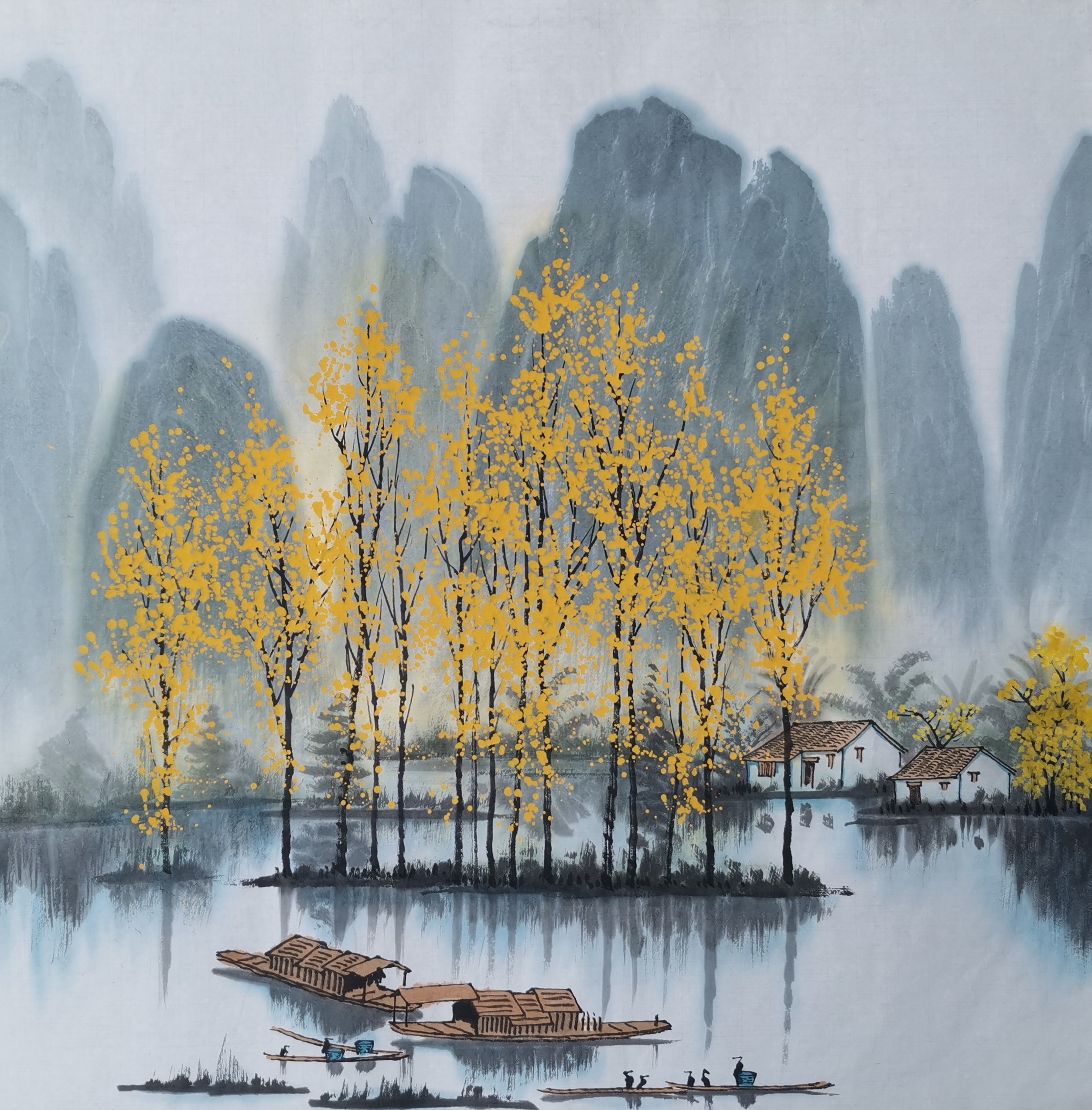 王秀保老师四尺斗方作品2