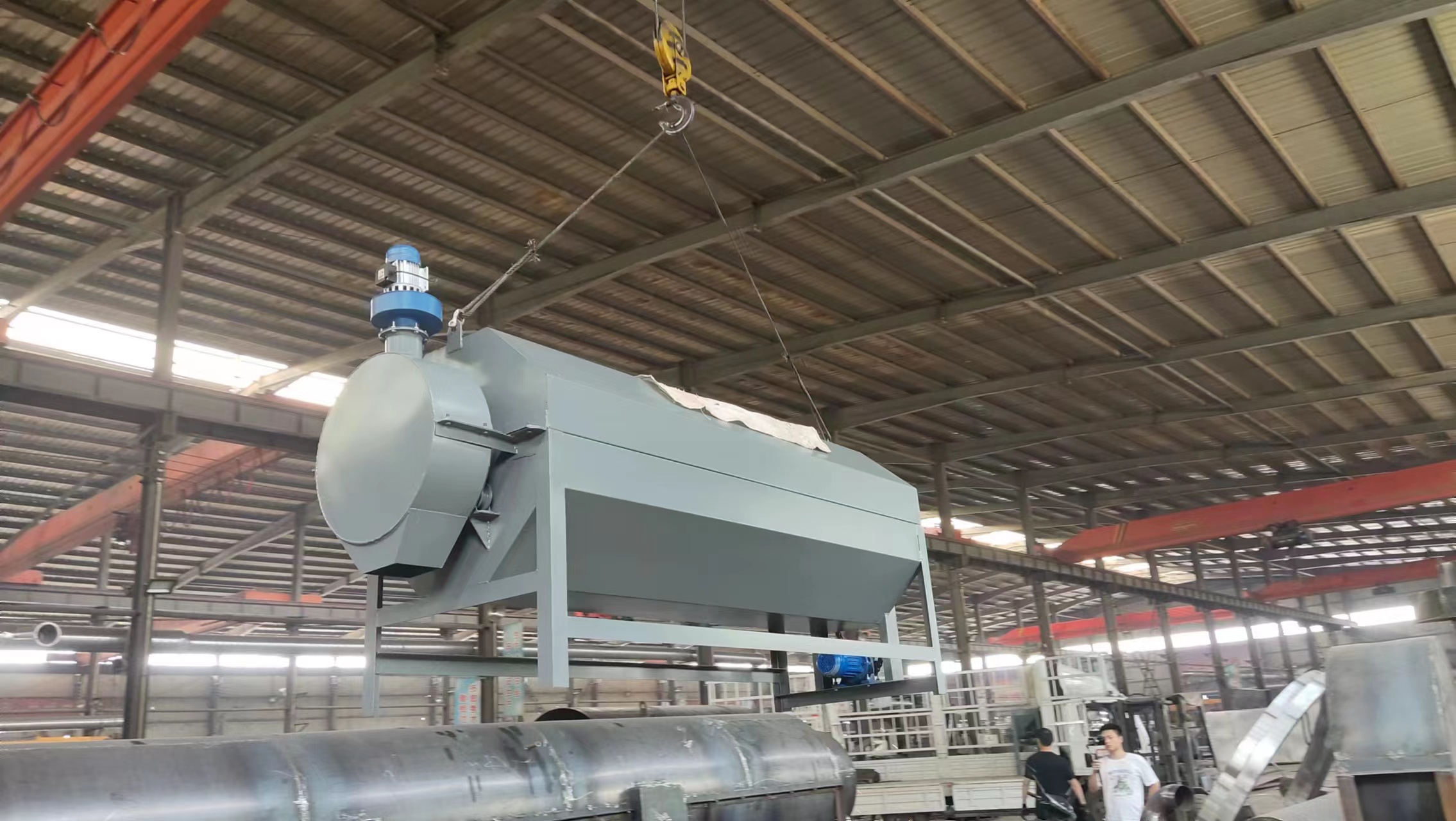 6201电加热型滚筒式烘干机