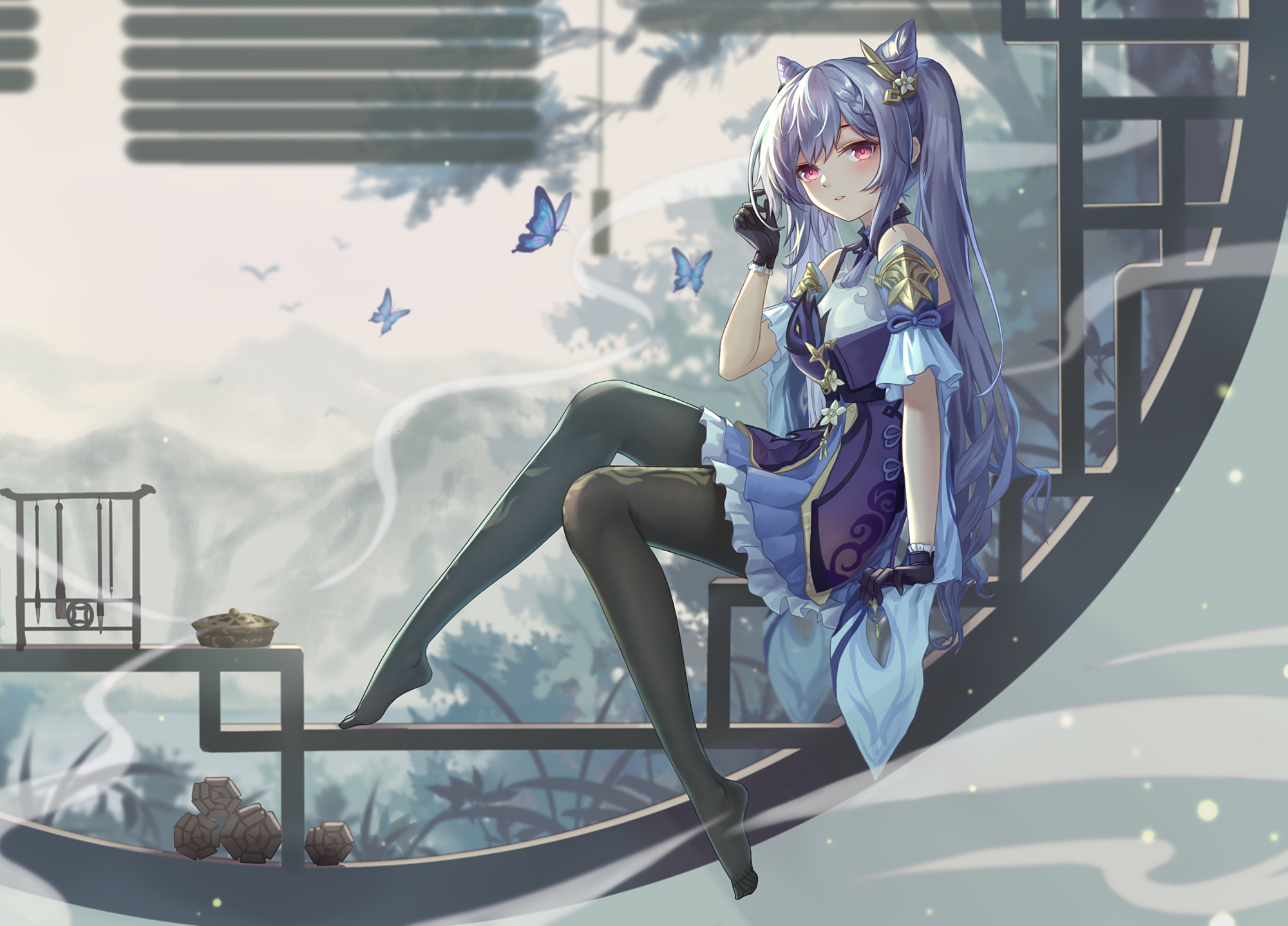 原神,刻晴美图合集无水印,高清二次元壁纸