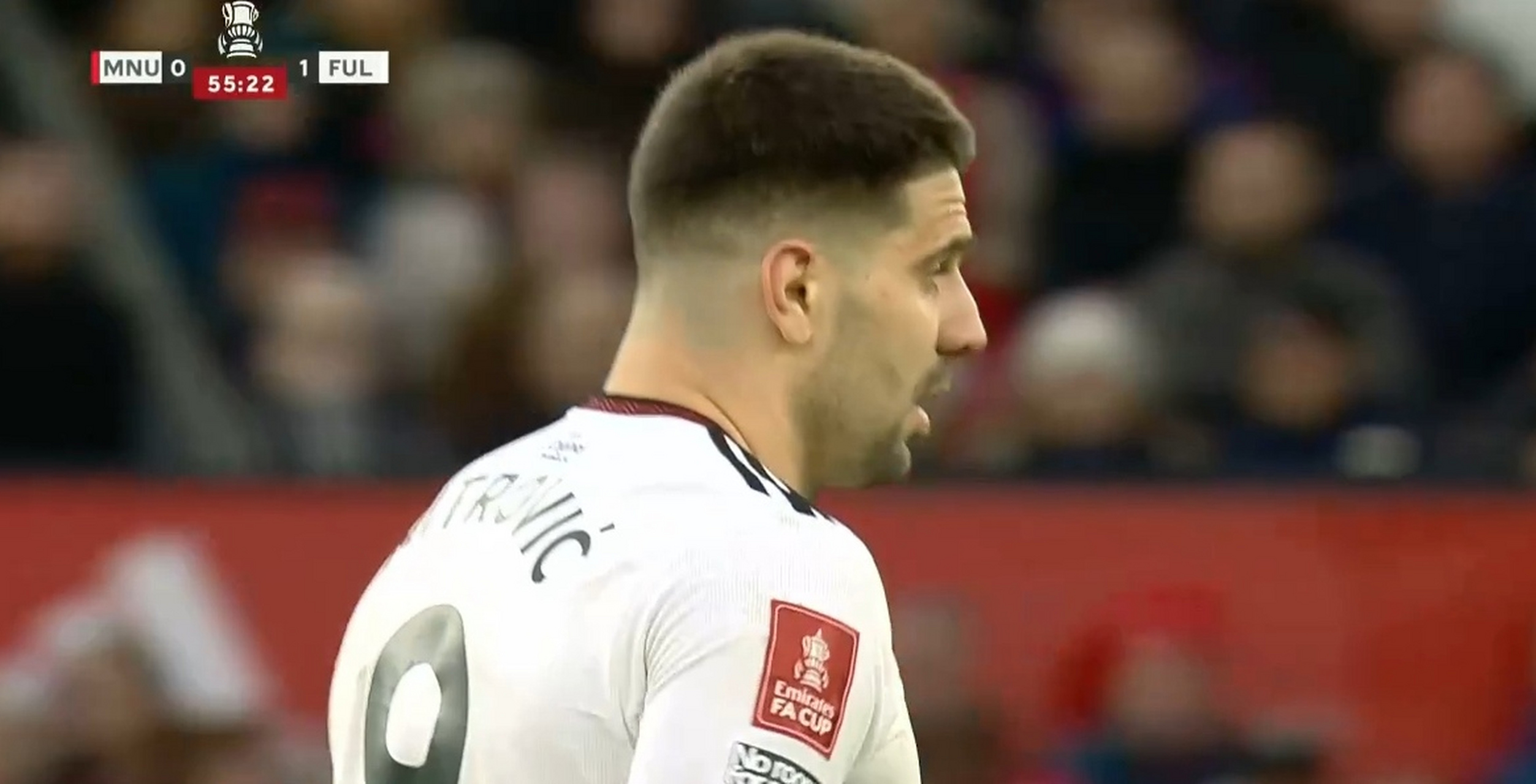 曼联利马:米特罗维奇,你怎么尽找我来欺负! 富勒姆米神:谁叫你个子矮!