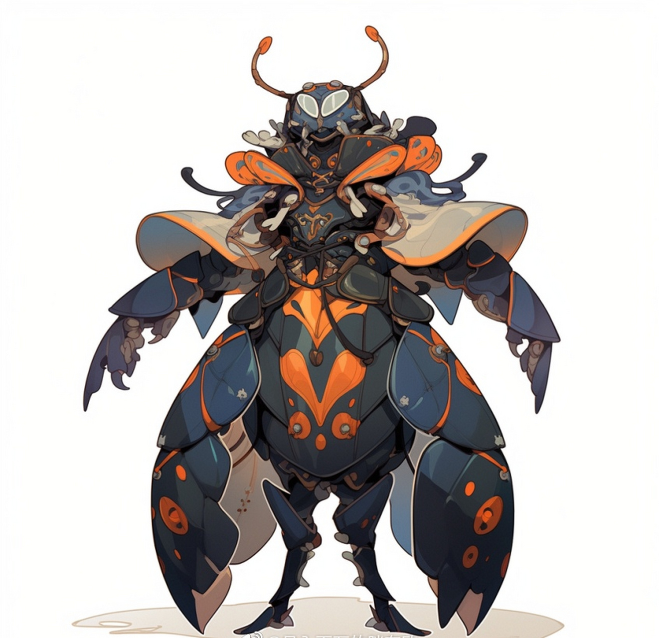 一组mj生成的虫族战士,以虫为铠,勇敢无畏. #动漫# #插画# #奇幻