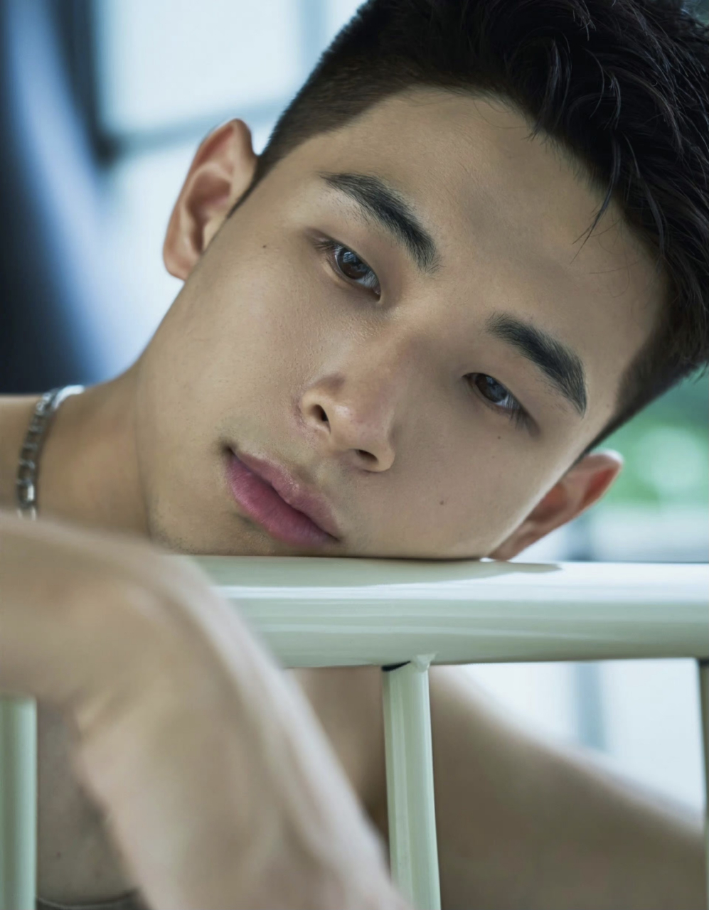 单眼皮高颜值男生#帅哥# #时尚穿搭