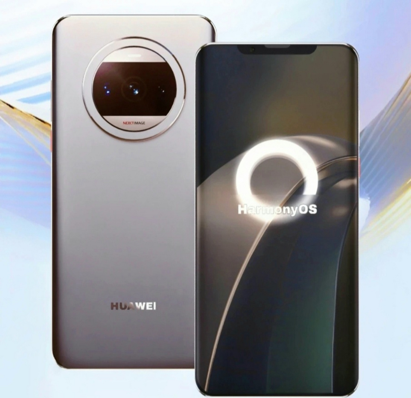 huawei mate60新机渲染图被曝光,网传这次还会搭载5g技术.