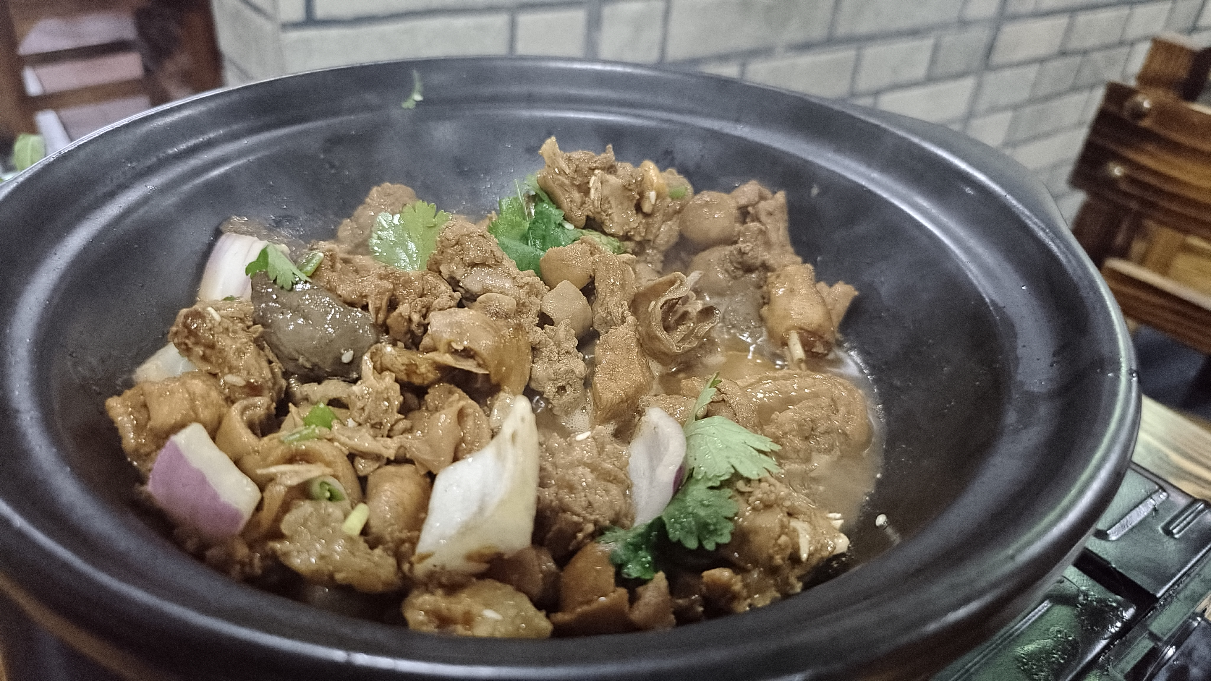 海口兔肉煲,明珠广场这家店,肉q鲜美,美味回味无穷