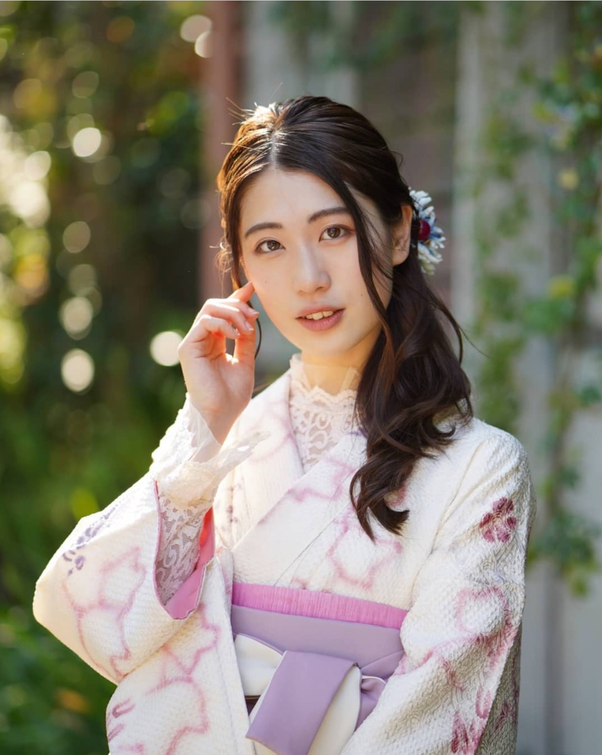 知性优雅的日本和服写真模特,其实是位华人姑娘