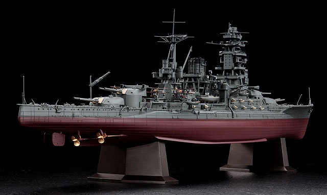 长门号战列舰模型图片