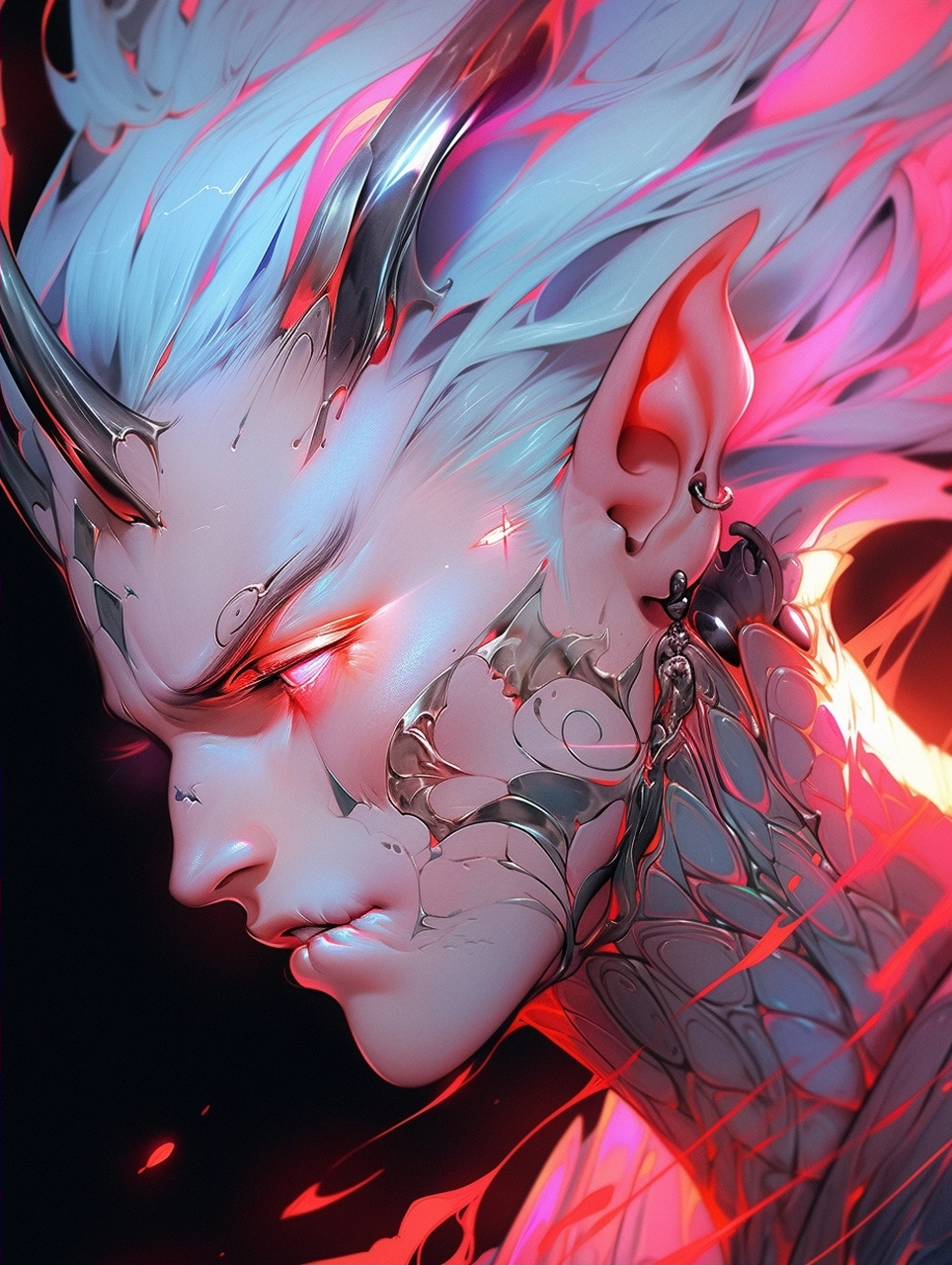 酷头像#ai绘画# #壁纸# #二次元