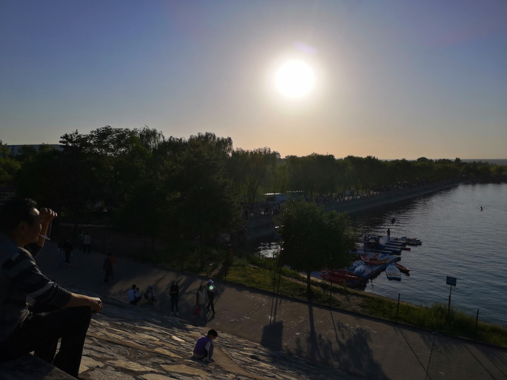 五一假期,礼泉甜水湖美景