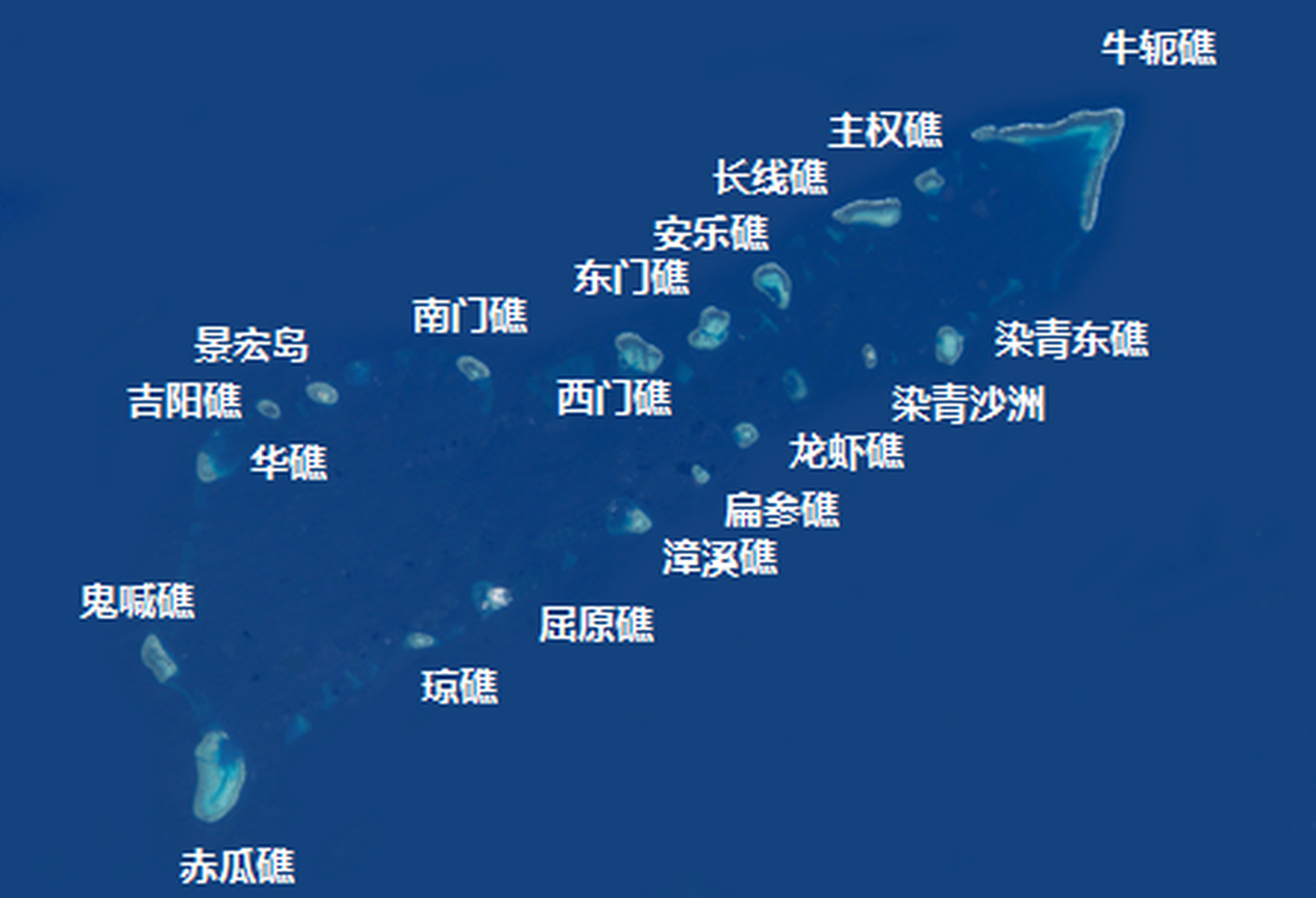 为什么越南对南海牛轭礁垂涎三尺,看其地理位置就知道有多重要了.