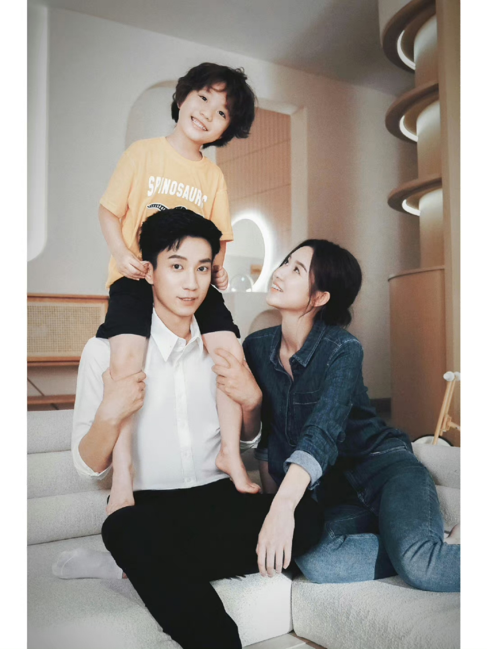 这不就是最完美的一家三口照吗! 67#你给我的喜欢