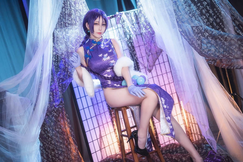 ⭐微博红人⭐菌烨tako@写真cos-旗袍源赖光[19P/105MB]