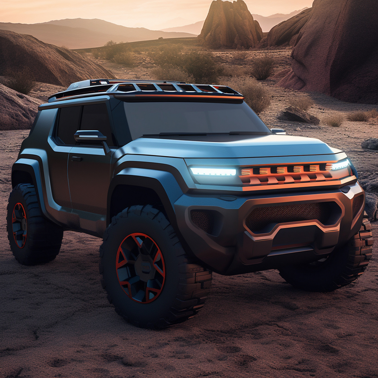 科幻感的硬派越野汽车 #汽车# #长城汽车# #硬派越野# #汽车设计