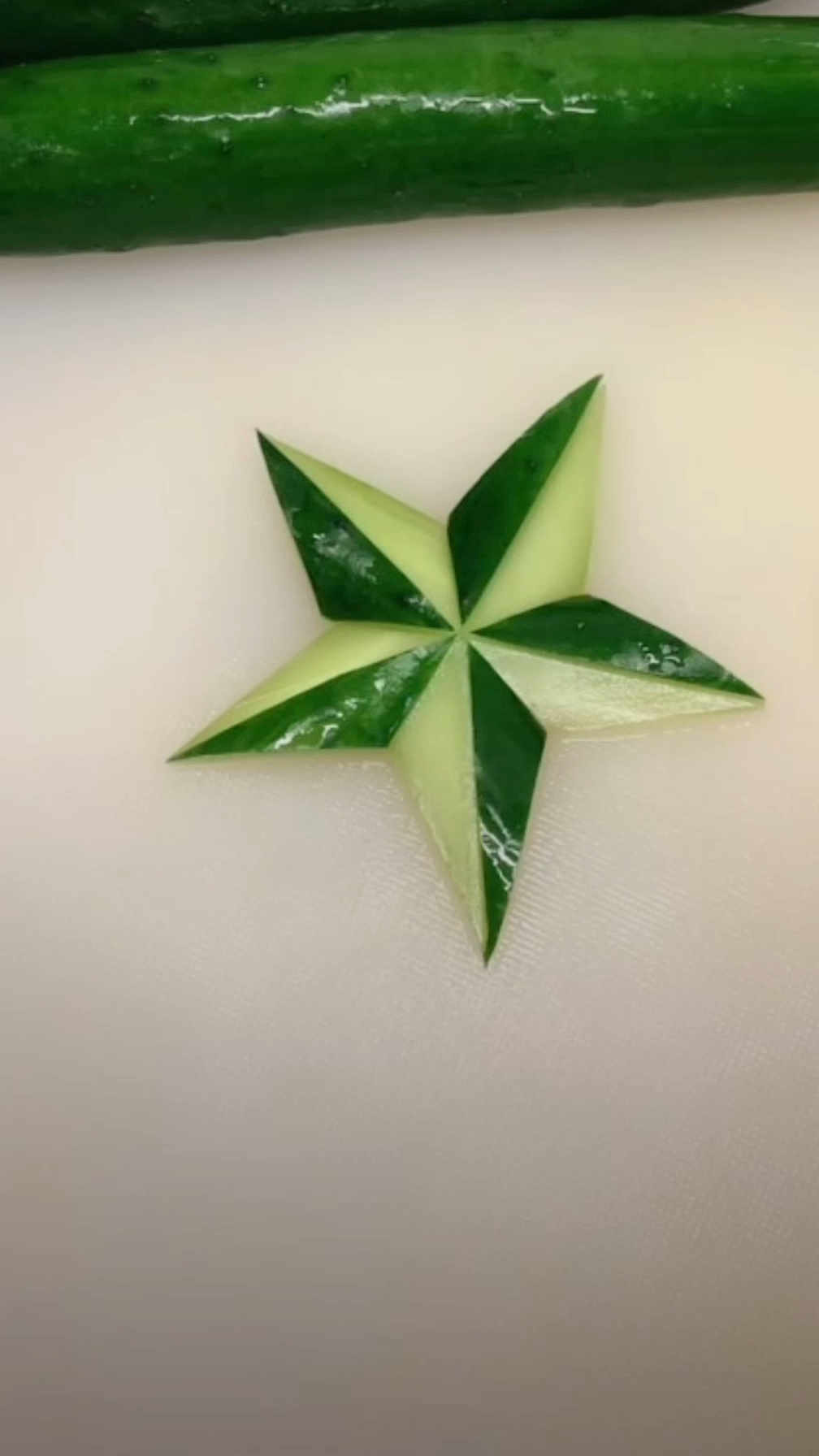 创意黄瓜五角星