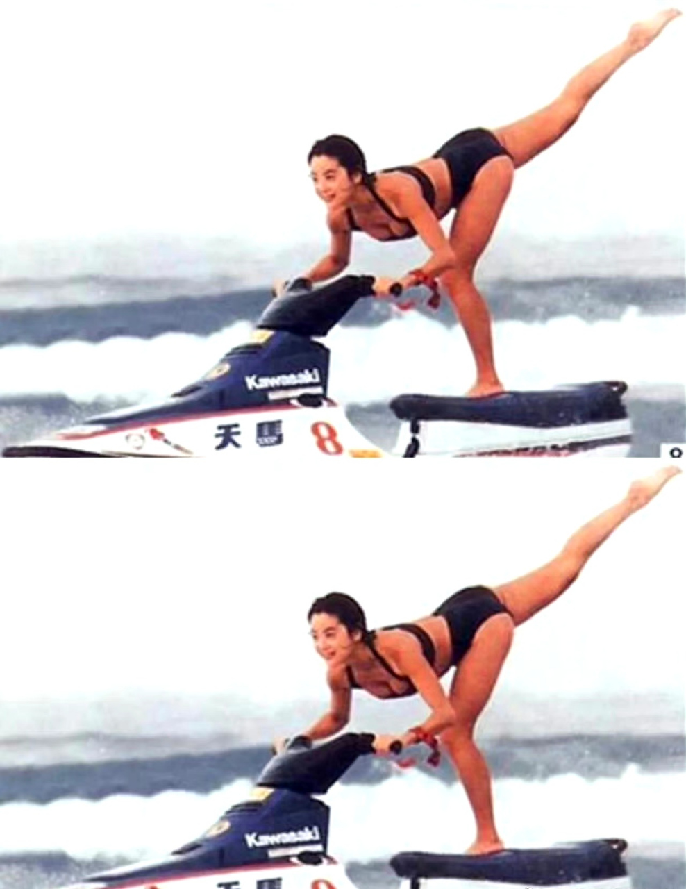 林青霞泳装照,东方不败的美  #优雅女神林青霞#   最近,林青霞离婚的