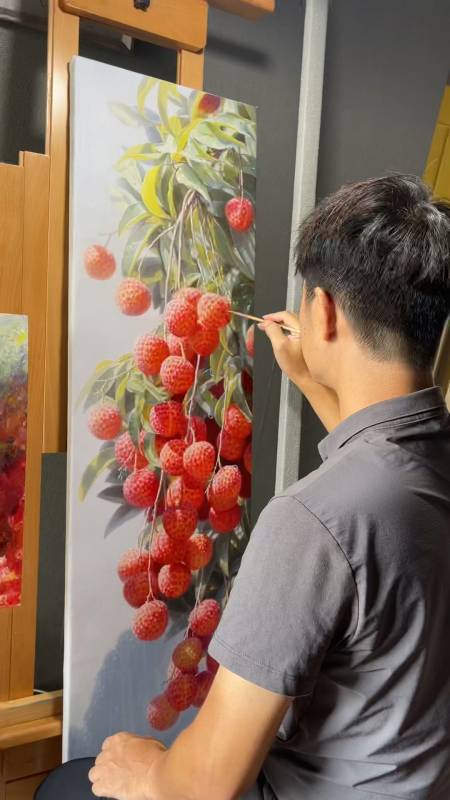 91万次播放.2022-08-021631郑炳章油画作品2.