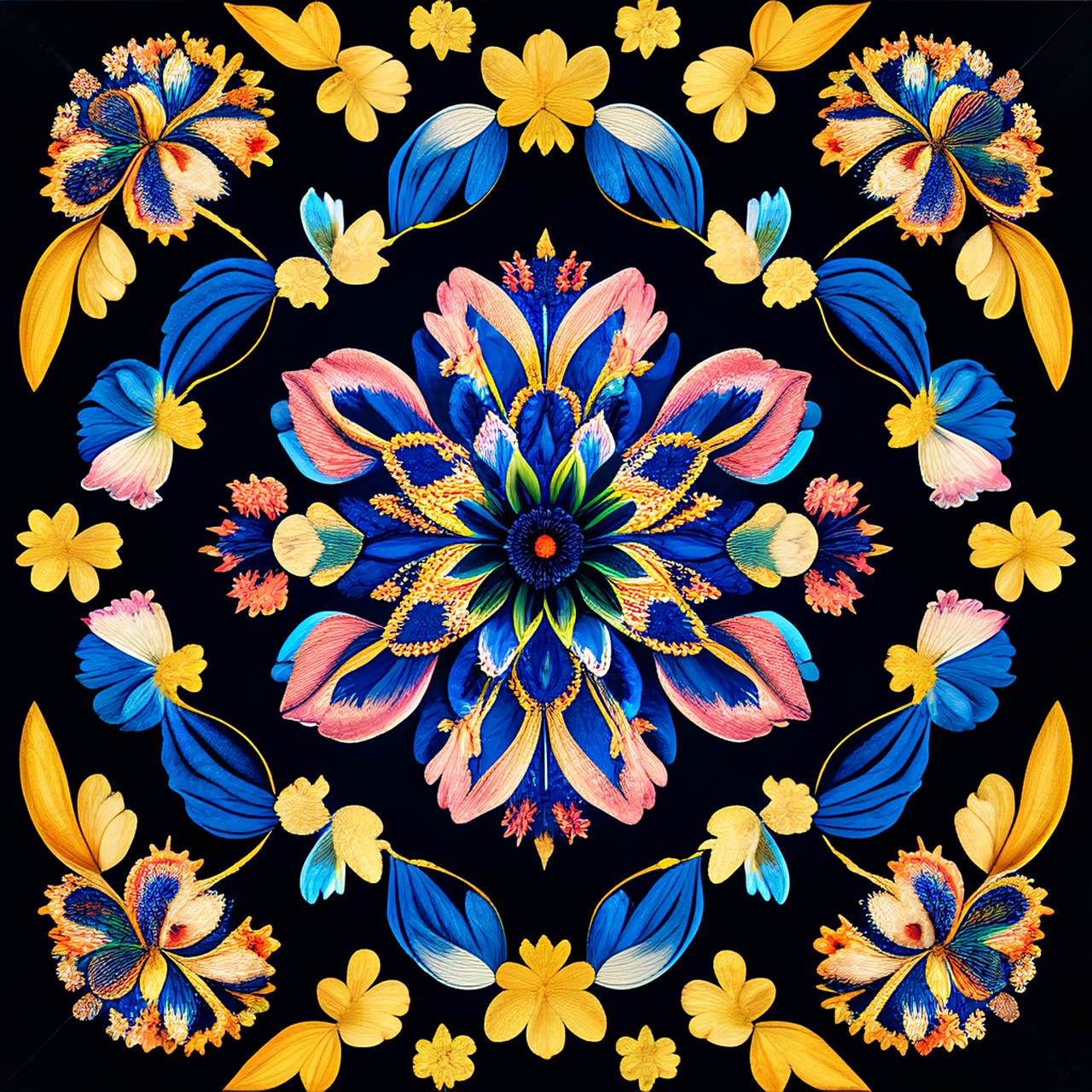 ai绘画作品欣赏之 最炫民族风#涂鸦一格ai绘画# #美术作品#