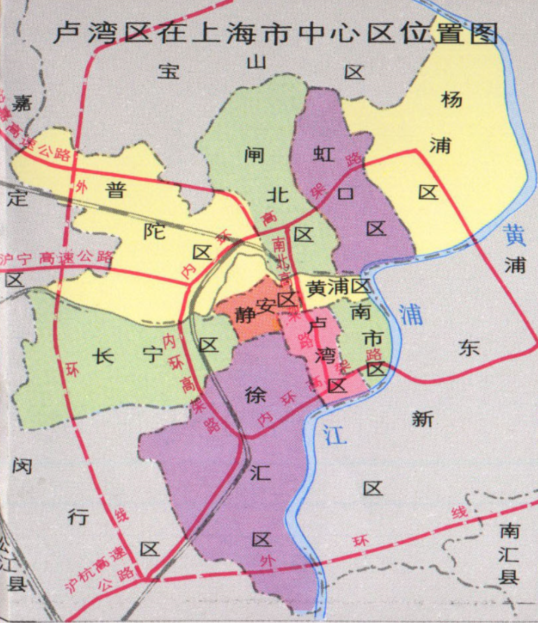 老黄浦区地图图片