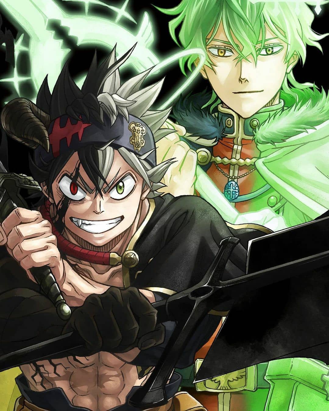 "黑色五叶草系列壁纸"