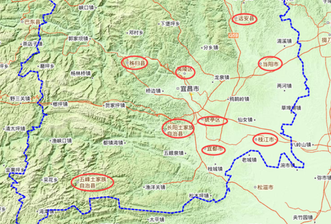 湖北宜昌市,长江三峡所在地,省内"第二大城市",有两座高铁站