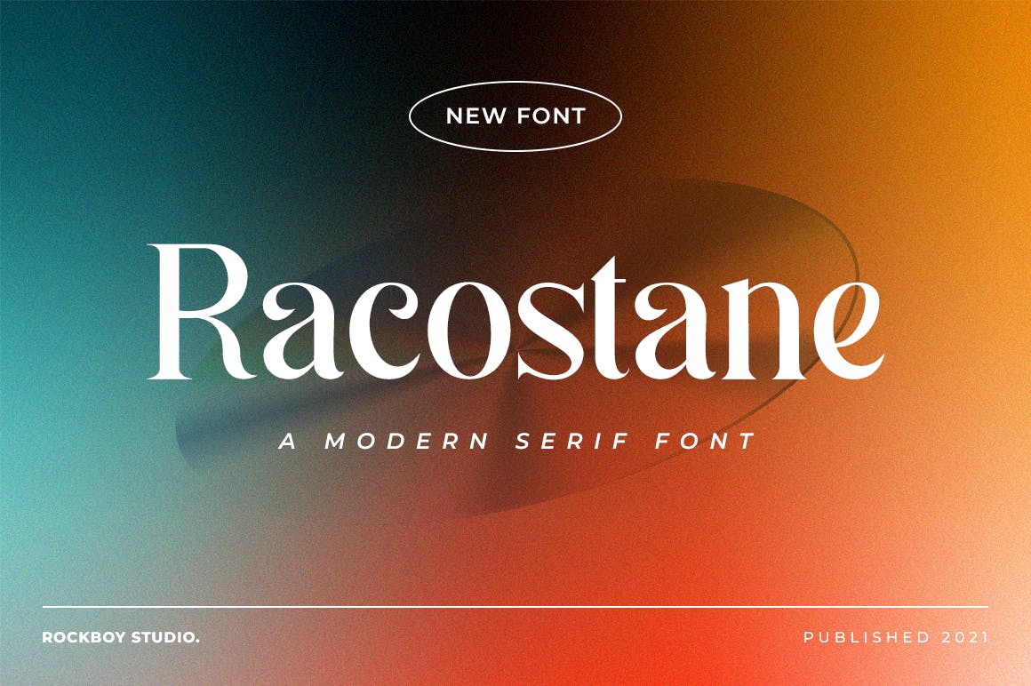 Racostane – Fashion Font