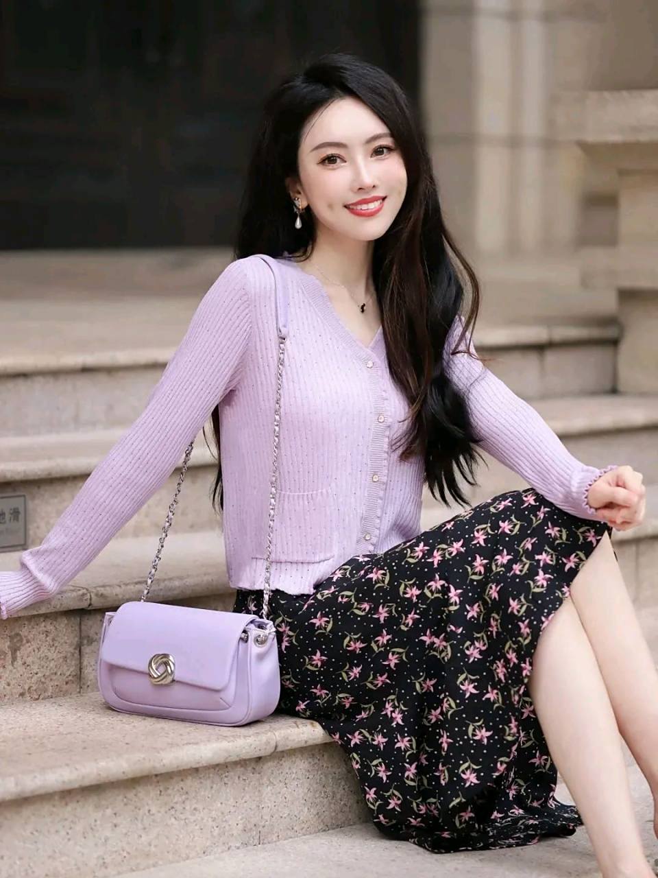 甜美迷人气质女神温柔温婉清纯气质美女穿搭#生活# #性感好身材