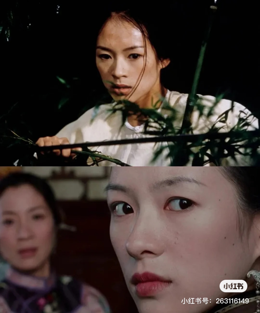 截图一部电影《卧虎藏龙》 玉娇龙(章子怡饰)多么敢爱敢恨,鲜活迷人