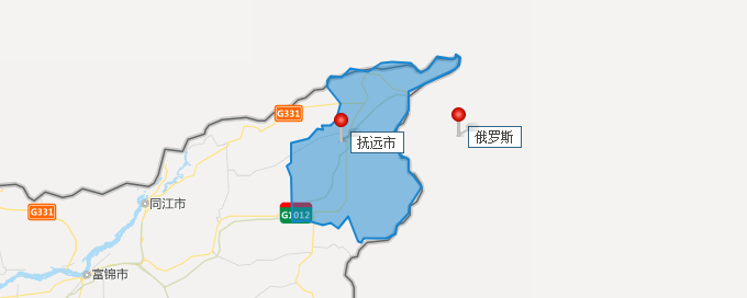 抚远县详细地图图片