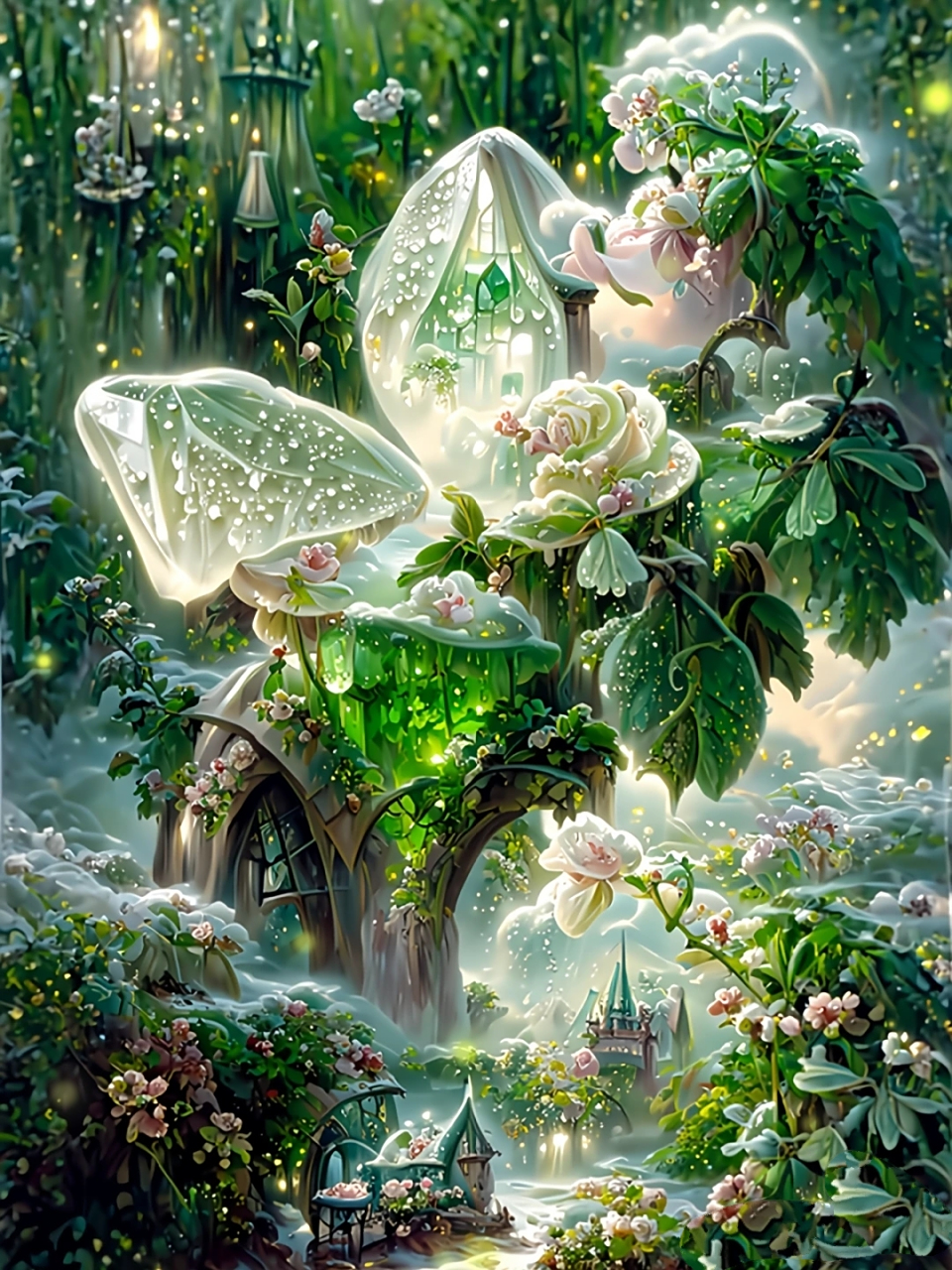 梦幻唯美森林,有没有人和我一样想变成精灵住在这里的