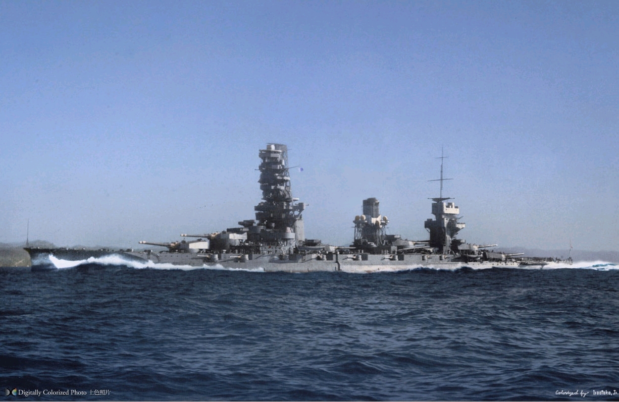 舰船欣赏:ijn 扶桑级战列舰 旧照与模型