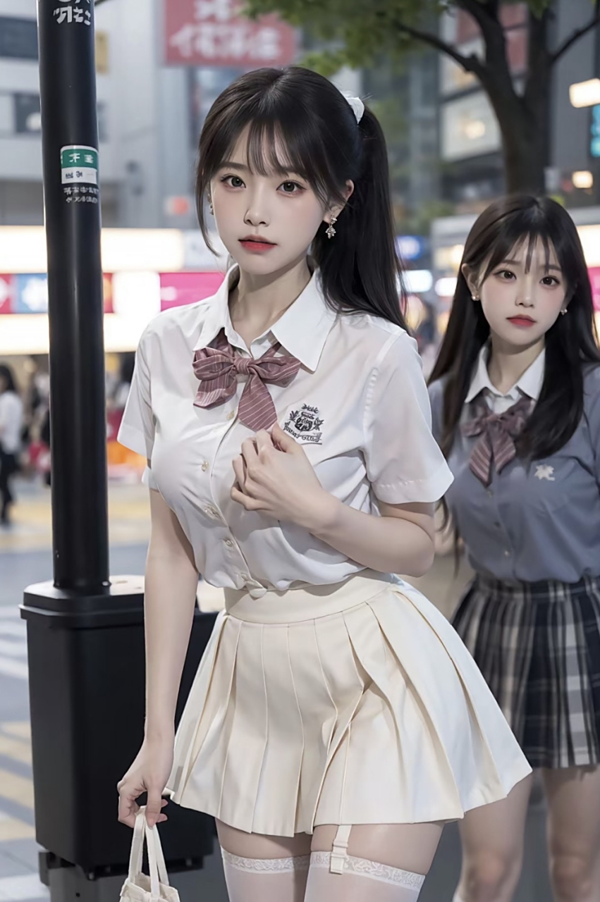 白丝配jk #二次元# #甜妹