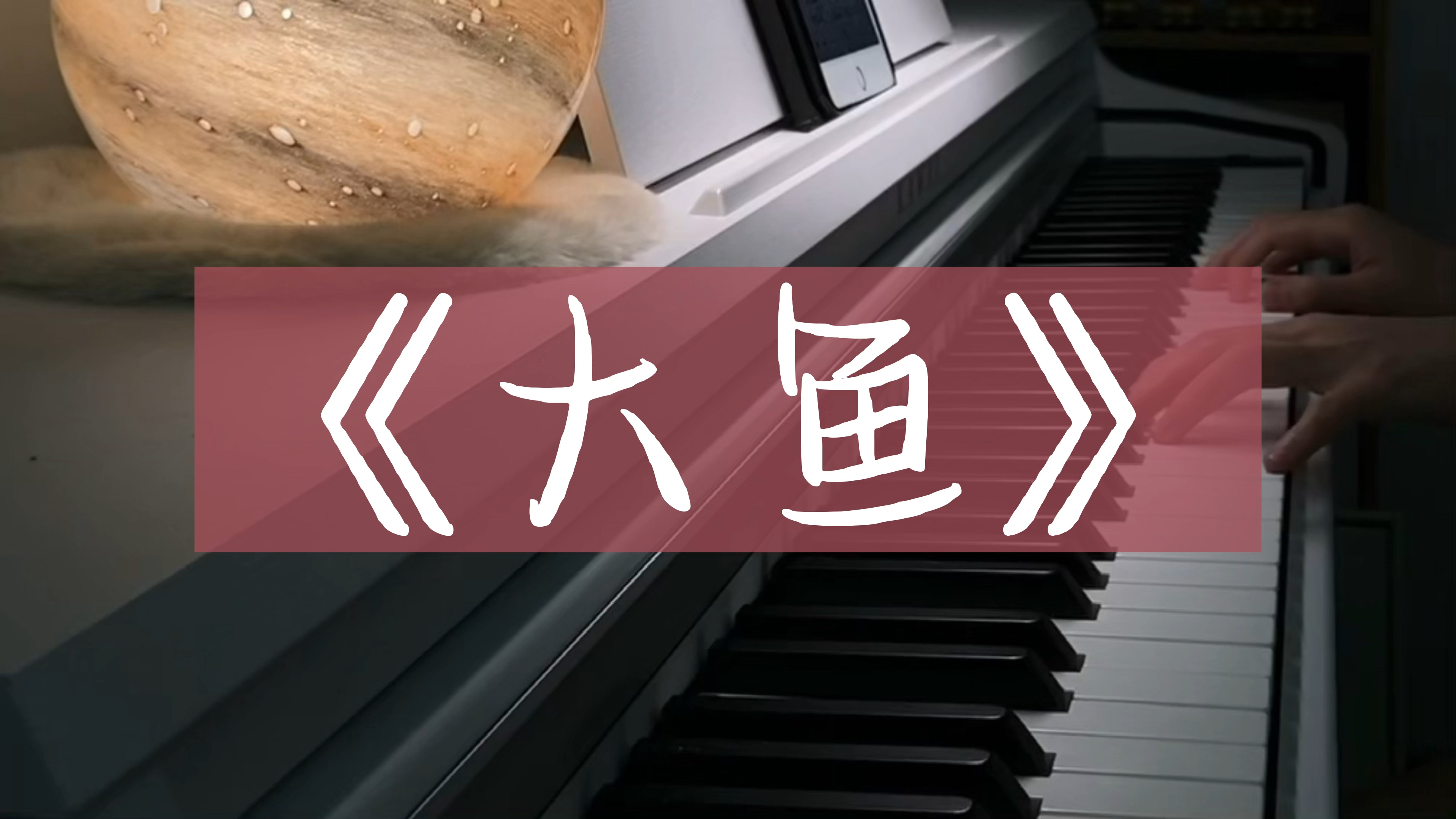 钢琴《大鱼海棠》印象曲|“怕你飞远去,怕你离我而去”