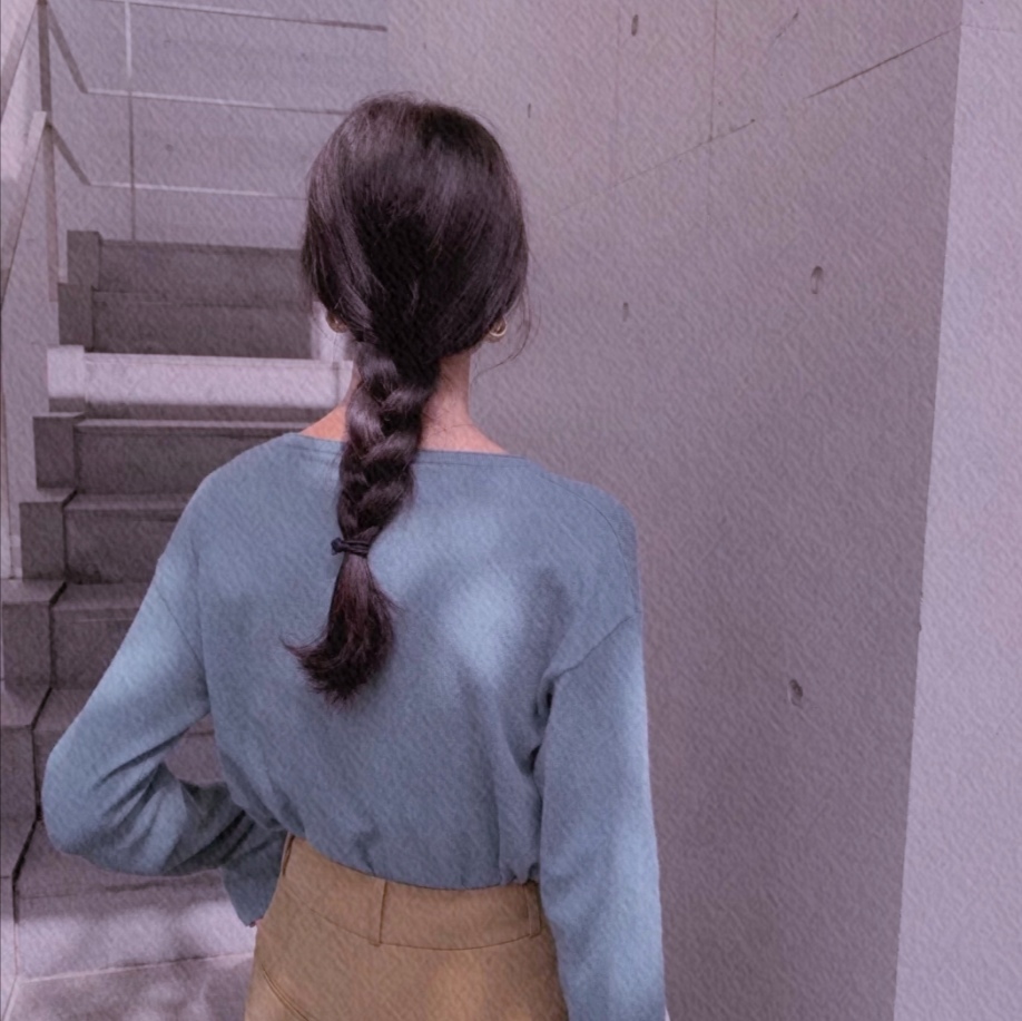 超优雅高清女生背影头像