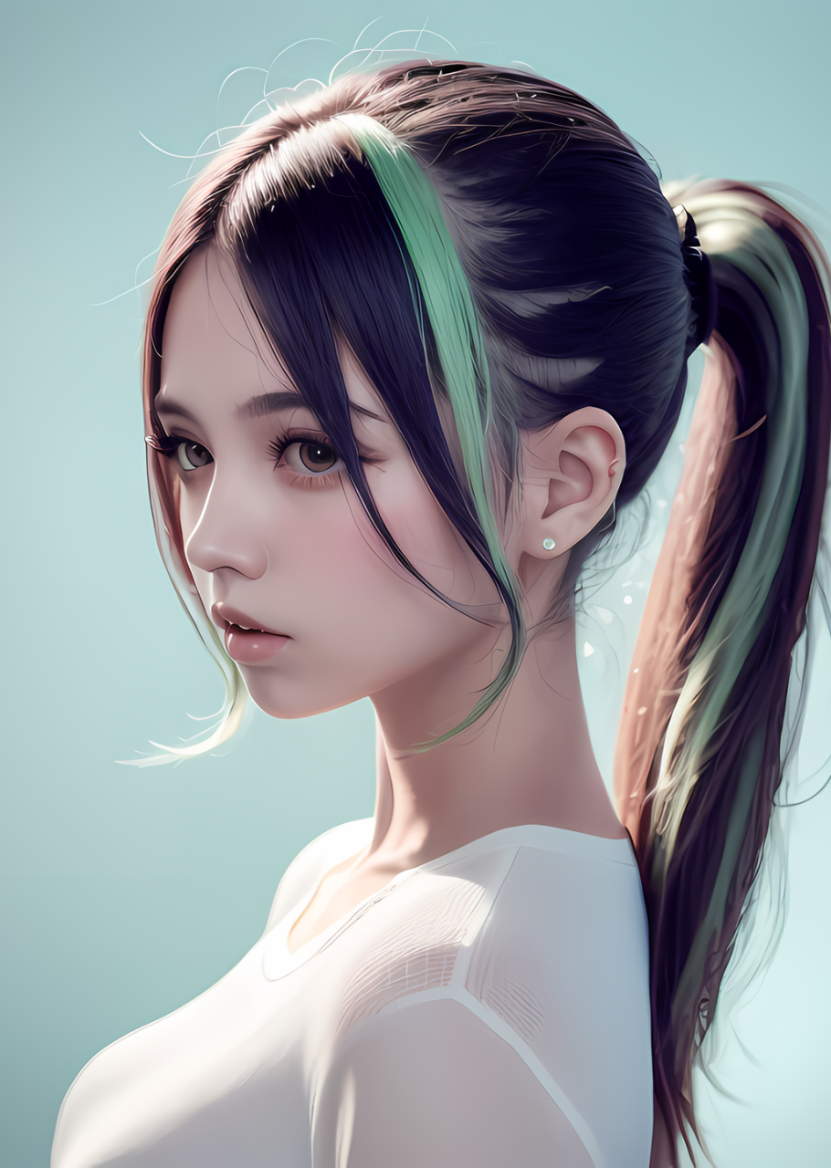 ai少女发型mod图片