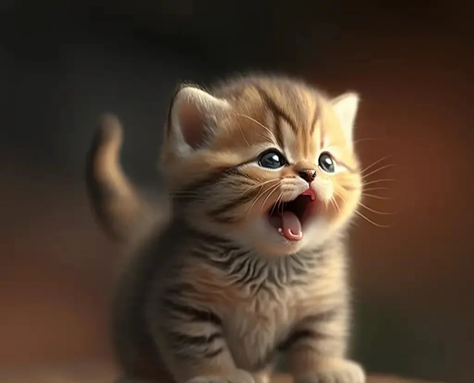 用奶凶奶凶的这个词语来形容这个小猫咪合适不