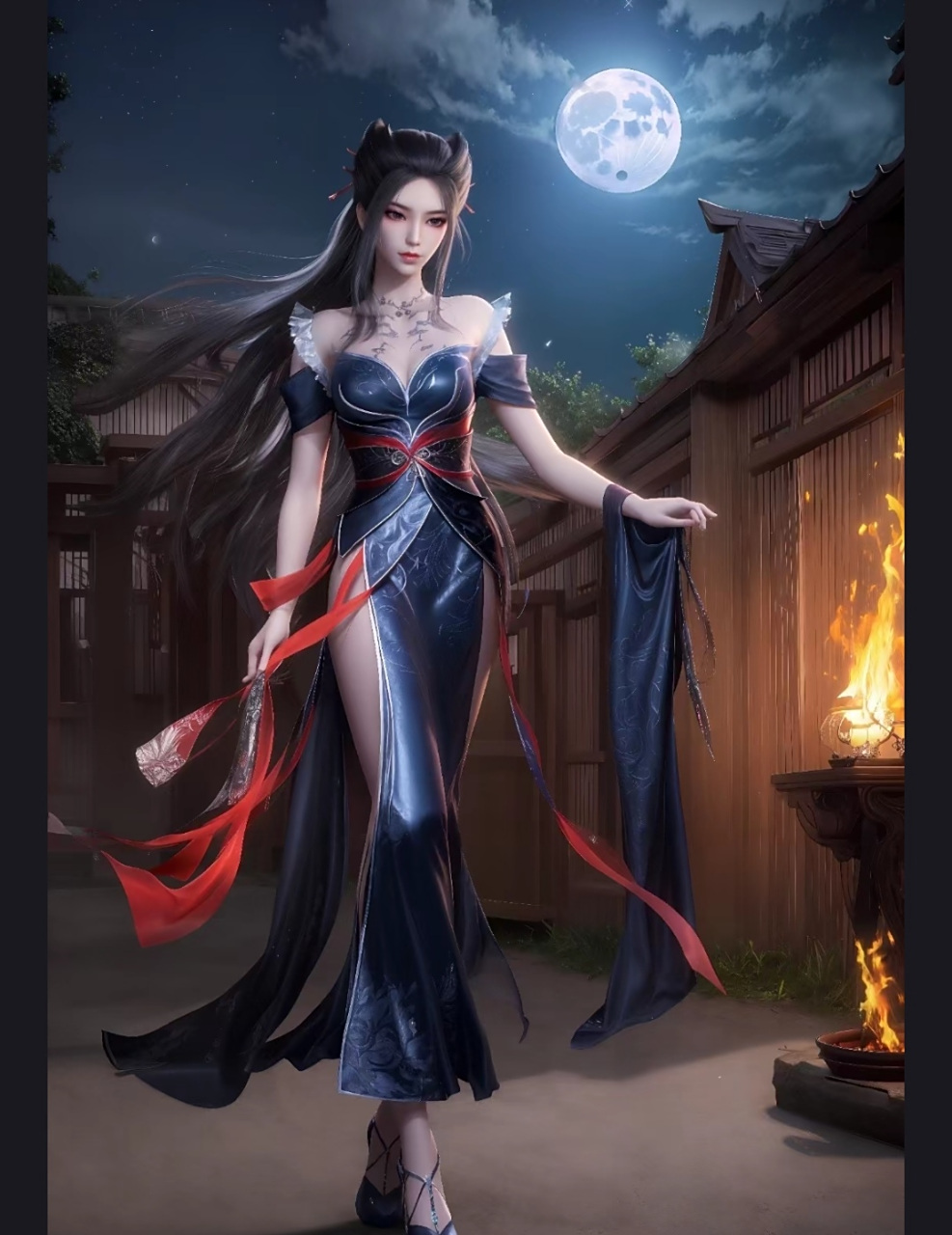 国漫第一女神,焰灵姬[亲吻][亲吻][色][色][色]#秦时明月# #二次元