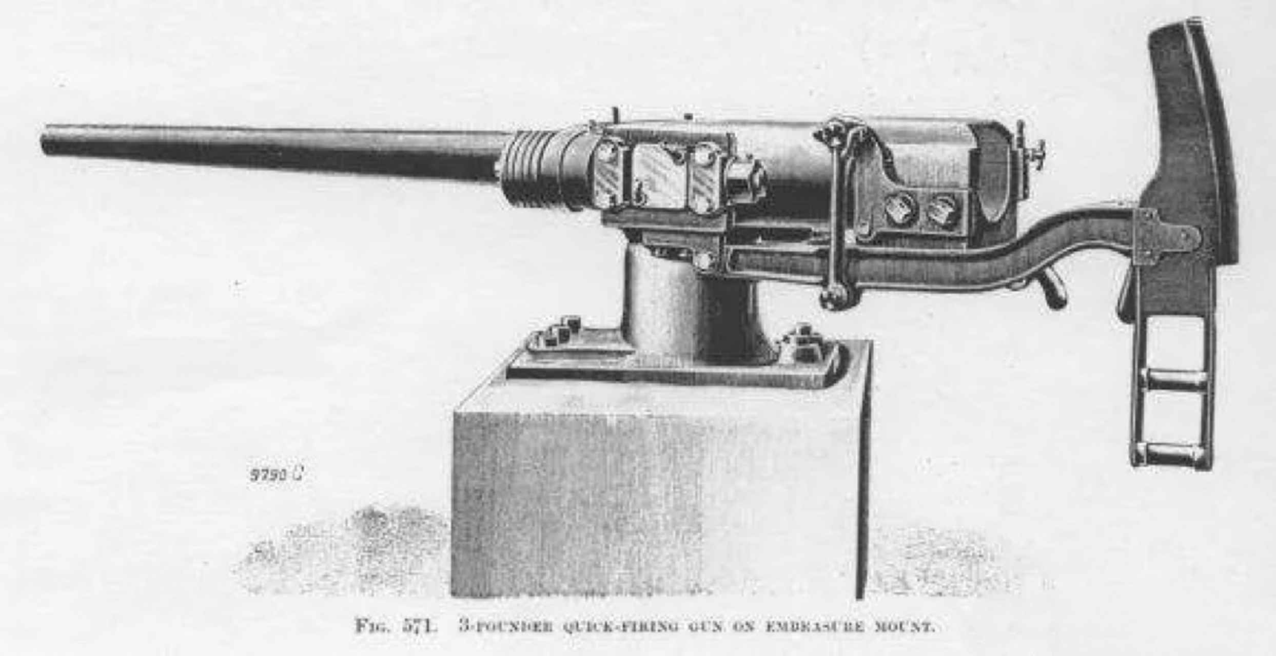 水师的"定远"级铁甲舰上除了主炮和副炮之外,还有12门小口径速射炮