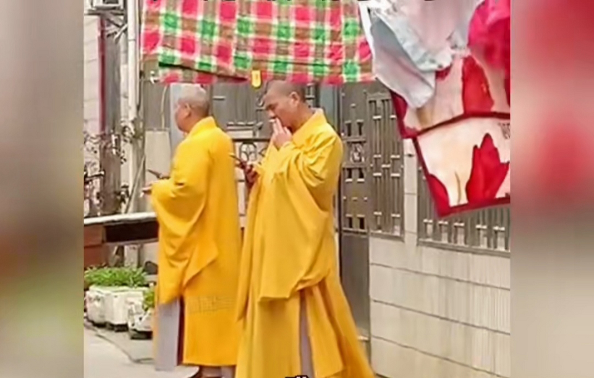酒肉穿肠过,佛祖心头坐! 这和尚也太随意了吧,抽烟喝酒吃大餐!