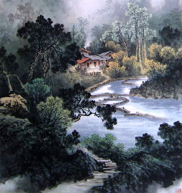 2022重点推荐现代彩墨山水画家——曾刚