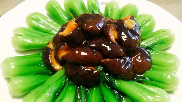 香菇菜心 大厨教你如何制作与细节的结合