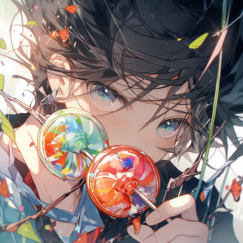 五彩斑斓的夏日头像