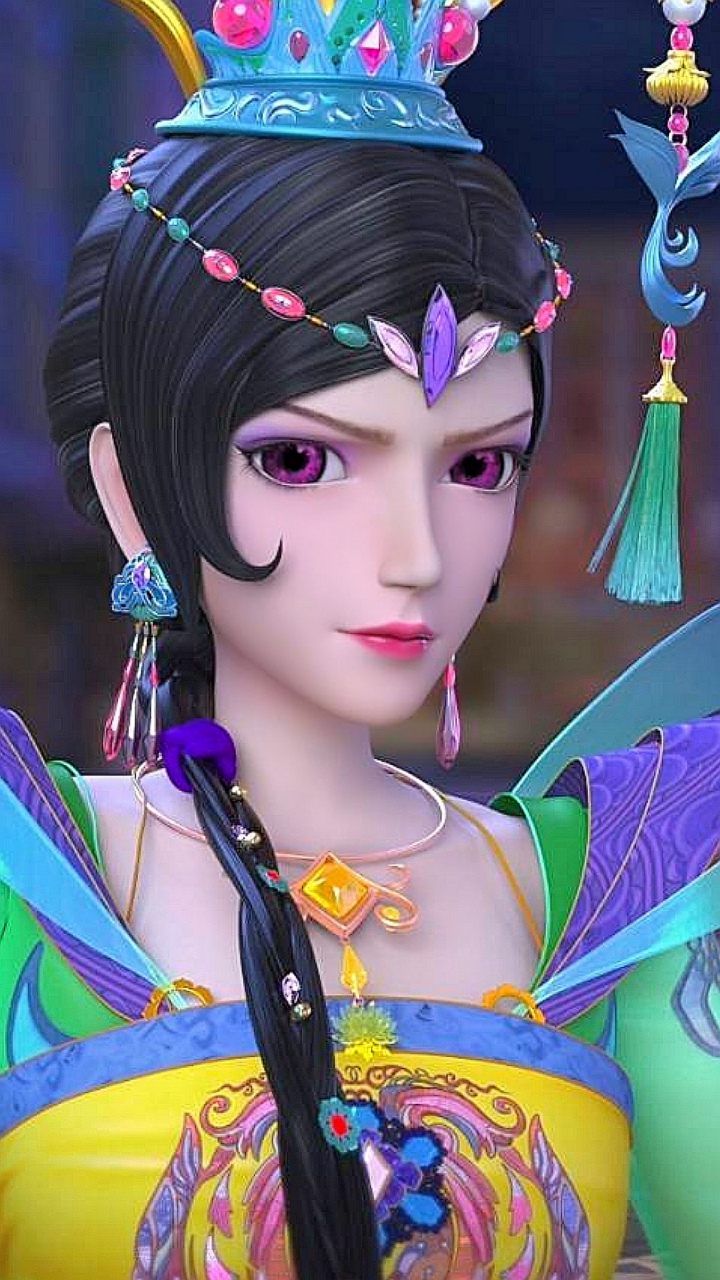 曼多拉动漫美图手机壁纸分享,她是叶罗丽仙境女王