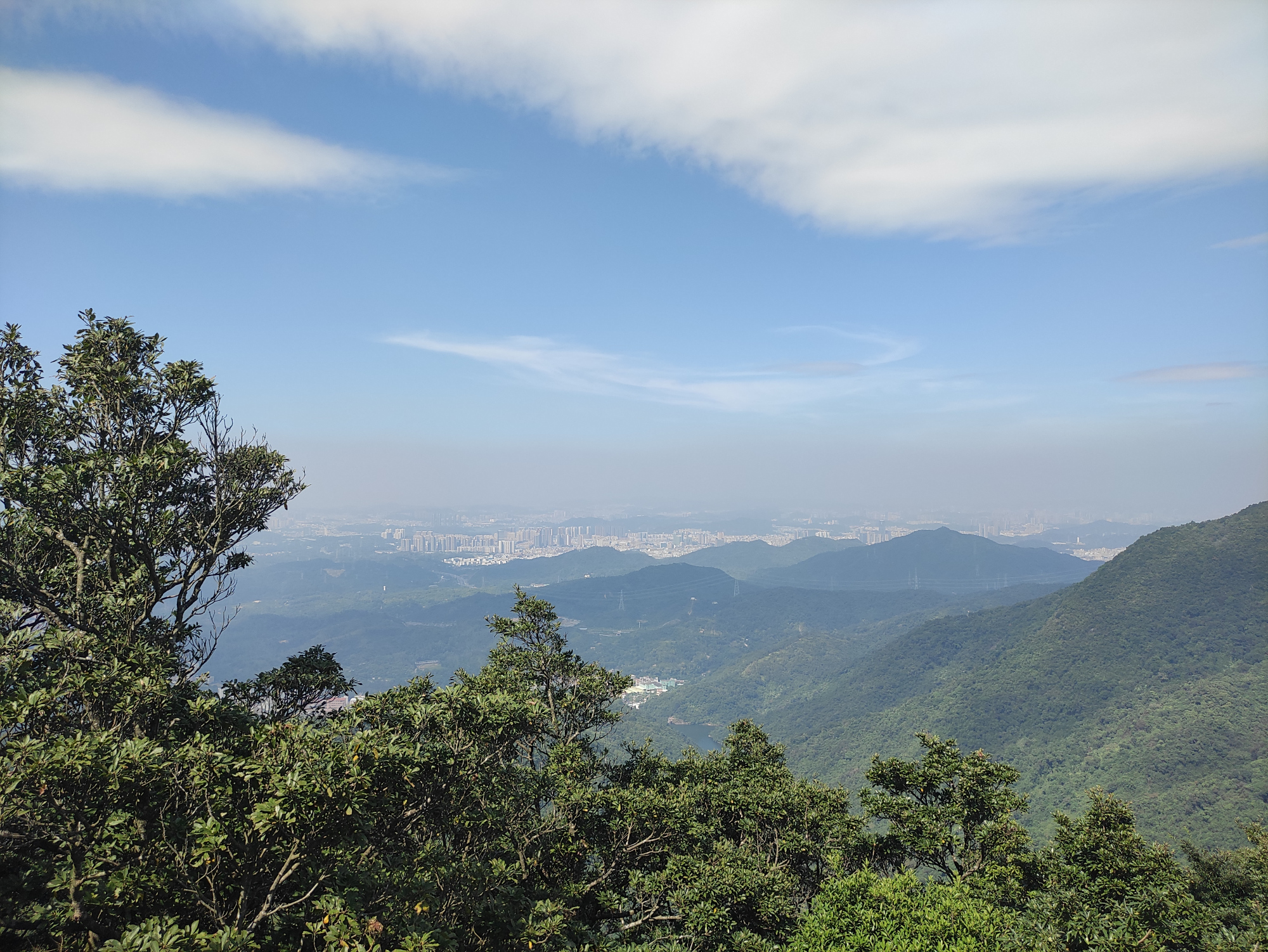 深圳市梧桐山风光,风景优美还不要收门票