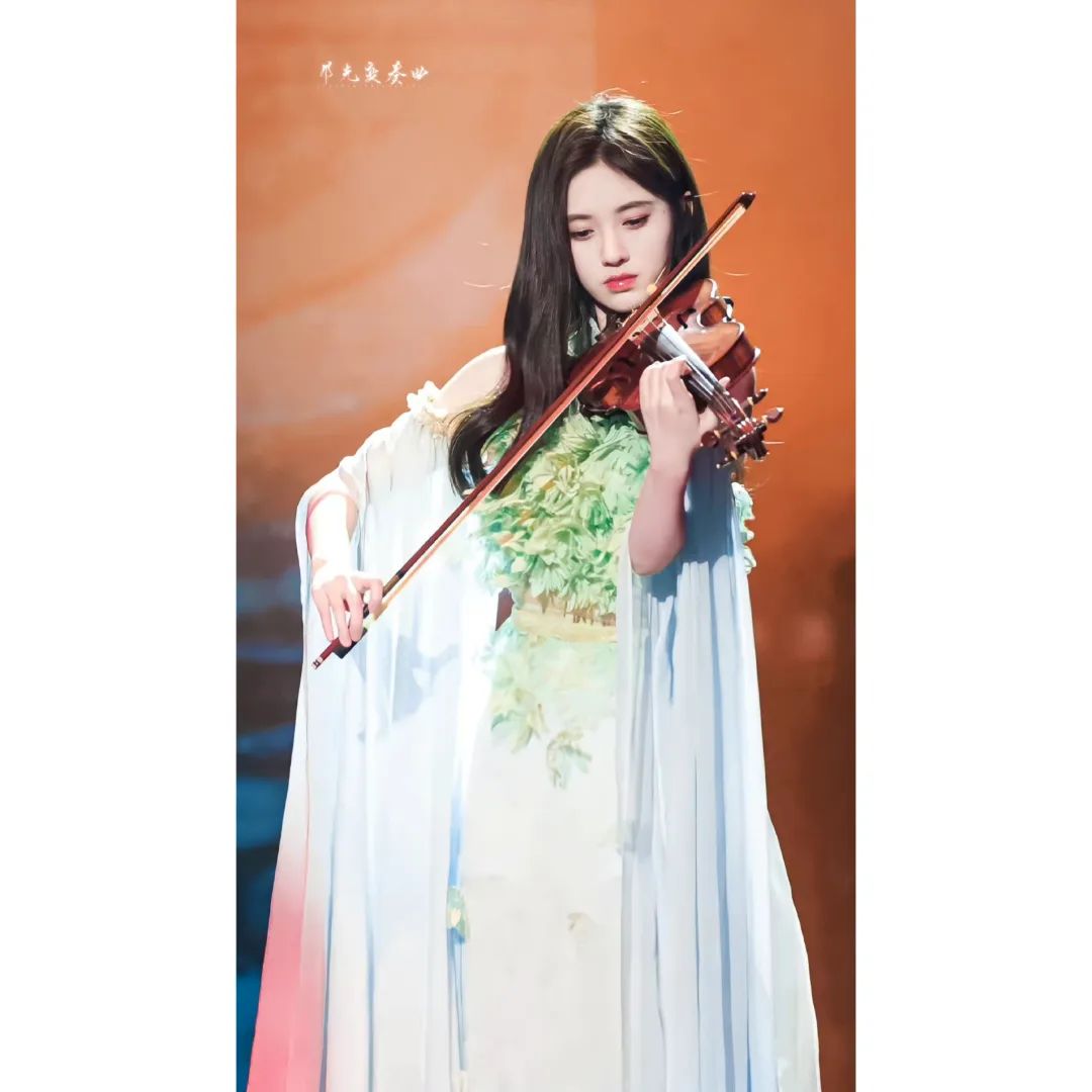 鞠婧祎小提琴事件图片