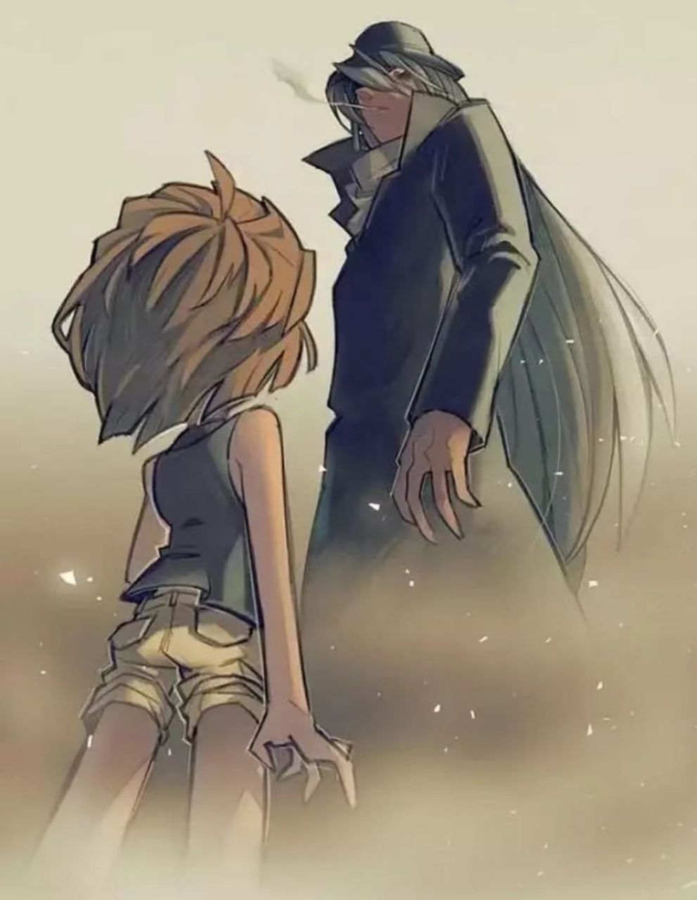 难怪雪莉会那么害怕琴酒,毕竟以她的角度看琴爷还是满有压迫感的  #名